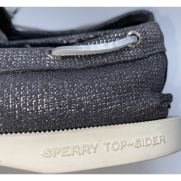 Sperry Top Sider Vida Women’s Metallic Silver Boat Shoes STS84729 Size 7.5 - Picture 3 of 15